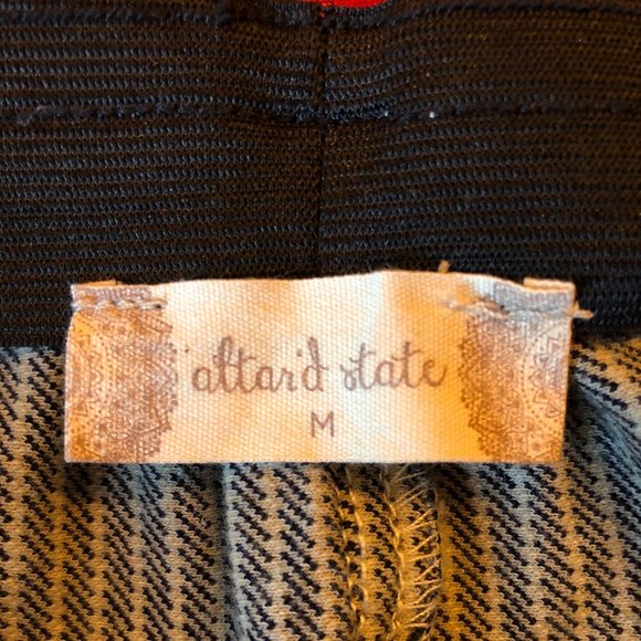 Altar'd State Blue and White Stripe Leggings - Picture 5 of 6